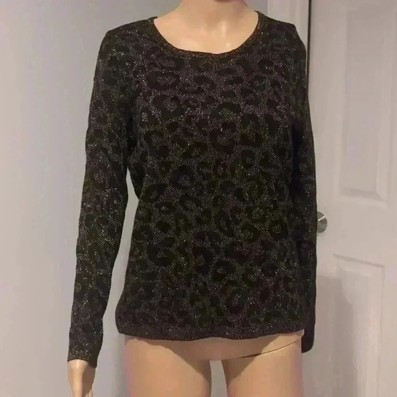 Chicos leopard lurex sweater - Picture 5 of 8